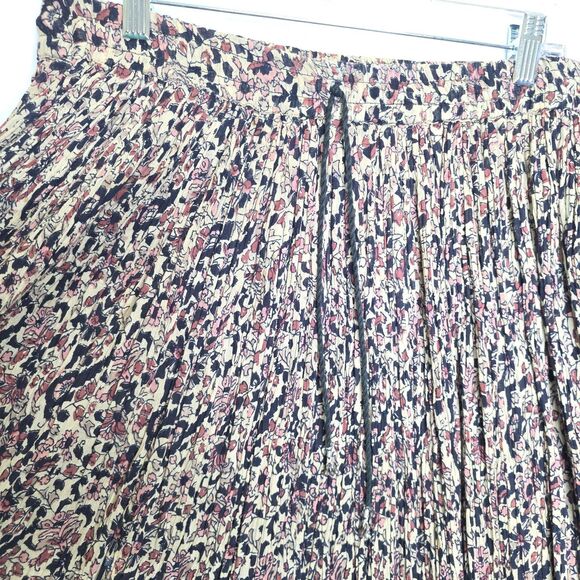 VTG Leena New York Studio Cotton Broomstick Maxi Skirt Boho Sz 18 India Boho - Picture 4 of 12
